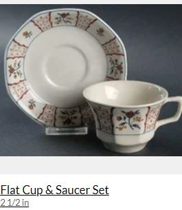 Anita Cup and Saucer - Adams Dinnerware