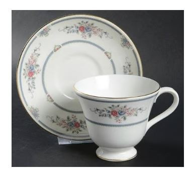 Charlotte Pink Cup and Saucer - Wedgwood