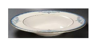 Columbia Emameled Rim Soup or Pasta Bowl - Wedgwood