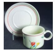 Crocus Cup and Saucer