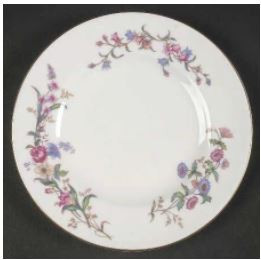 Devon Spray Bread and Butter Plate