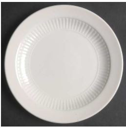 Empress White Bread and Butter Plate