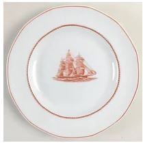 Flying Cloud Round Salad Plate