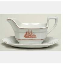 Flying Cloud Gravy Boat and Stand - Wedgwood