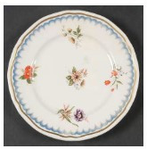 Lowestoft Bread and Butter Plate