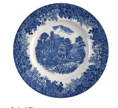 Romantic England Round Salad Plate - Wedgwood