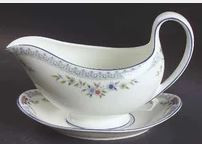 Rosedale Gravy Boat and Stand - Wedgwood