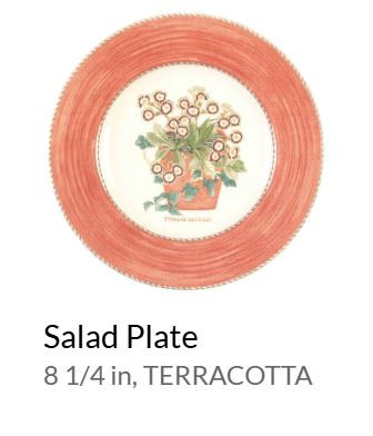 Sarahs Garden Round Salad Plate - Wedgwood