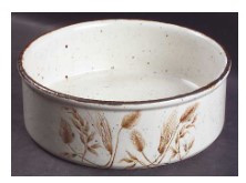 Wild Oats Round Vegetable or Serving Bowl - Midwinter
