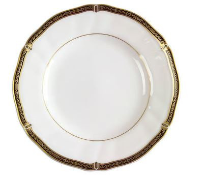 Windsor Black Bread and Butter Plate - Wedgwood