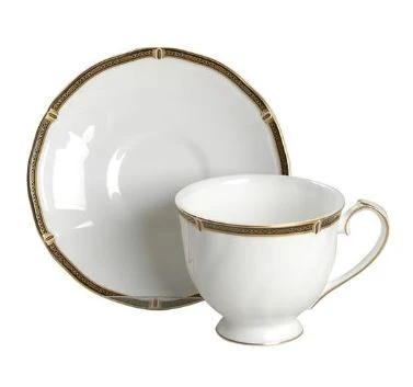 Windsor Black Cup and Saucer - Wedgwood