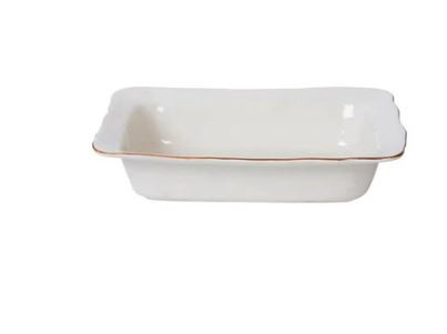 Cantaria White Small Rectangular Baker