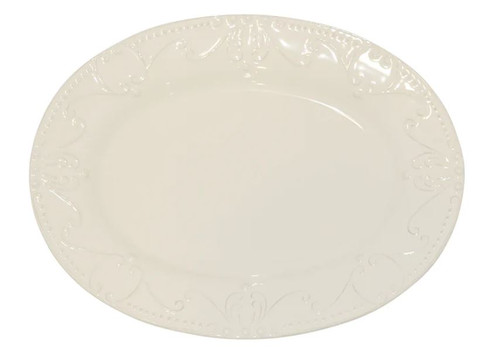 Isabella Linen Skyros Oval Platter  1310 Ln