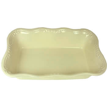 Isabella Linen Skyros Medium Rectangular Baker