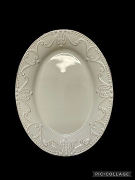 Legado Ivory Skyros Large Platter  9009 Pb