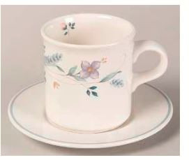April Cup and Saucer