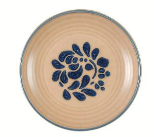 Folk Art Round Salad Plate