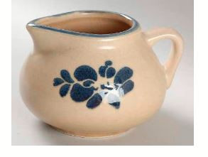 Folk Art Gravy Boat and Stand