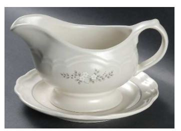 Heirloom Gravy Boat and Stand