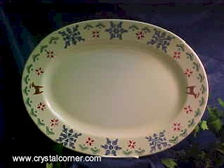 Nordic Christmas Medium Oval Platter