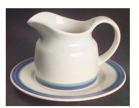 Wyngate Band Gravy Boat and Stand
