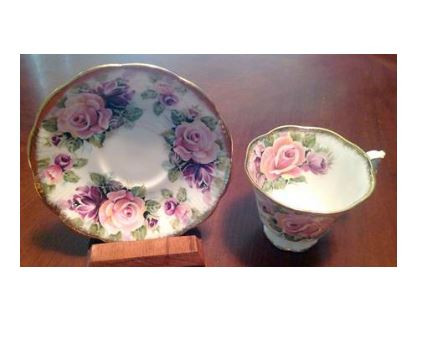 Amethyst Royal Albert Cup And Saucer