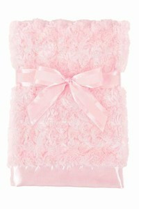 Bearington Baby - Cottontail Pink Swirly Blanket - Bearington Baby