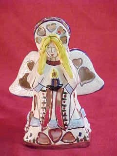Angel Tealight Holder Heather - Angel Tealight Holder Heather Goldminc