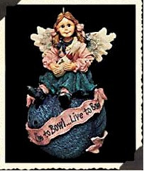 Laverne..On Strike Ornament  Boyds Bears