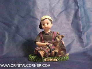 Buddies Boy With Dog Figurine Madame Alexander