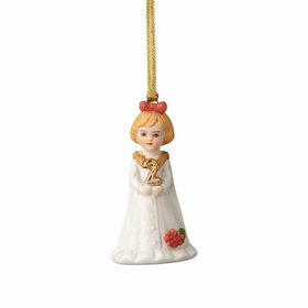 Growing Up Girls Age 2 Christm - Growing Up Girls Age 2 Christmas Ornament Blonde