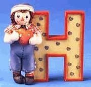Raggedy Ann and Andy Letter H Raggedy Ann and Andy Letter H Enesco