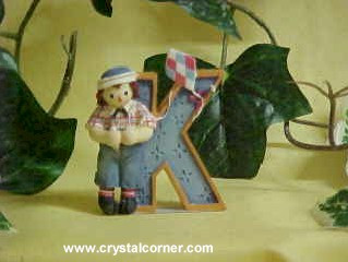 Raggedy Ann and Andy Letter K Raggedy Ann and Andy Letter K Enesco