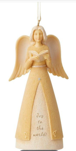 Foundations Joy To The World Angel Ornament