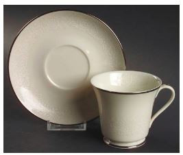 Bridal Bouquet Cup and Saucer - Gorham