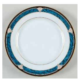 Edgemont Gold Round Salad Plate - Gorham