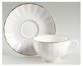 Grand Manor Gold Cup and Saucer - Gorham