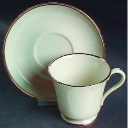 Platinum Rim Cup and Saucer - Gorham