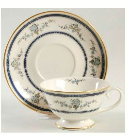 Spring Laurel Cup and Saucer - Gorham