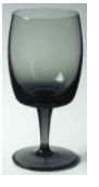 Accent Smoke Water Goblet - Gorham Crystal
