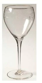 Bellamy Gold Water Goblet - Gorham Crystal