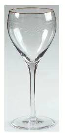 Bellamy Gold Wine Goblet - Gorham Crystal