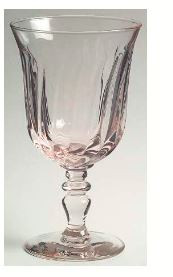 Gentry Pink Water Goblet