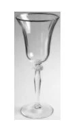 Grand Manor Platinum Water Goblet - Gorham Crystal