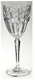 Grand Tapestry Water Goblet - Gorham Crystal
