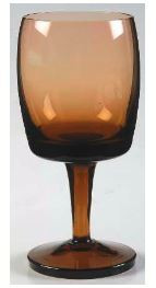Images Brown Wine Goblet - Gorham Crystal