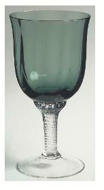 Occette Green Water Goblet