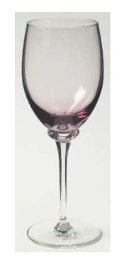 Pastelle Orchid Water Goblet - Gorham Crystal