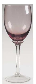 Pastelle Orchid Wine Goblet - Gorham Crystal