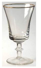President Wine Goblet - Gorham Crystal